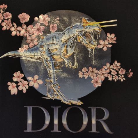 dior x sorayama tyrannosaurus.